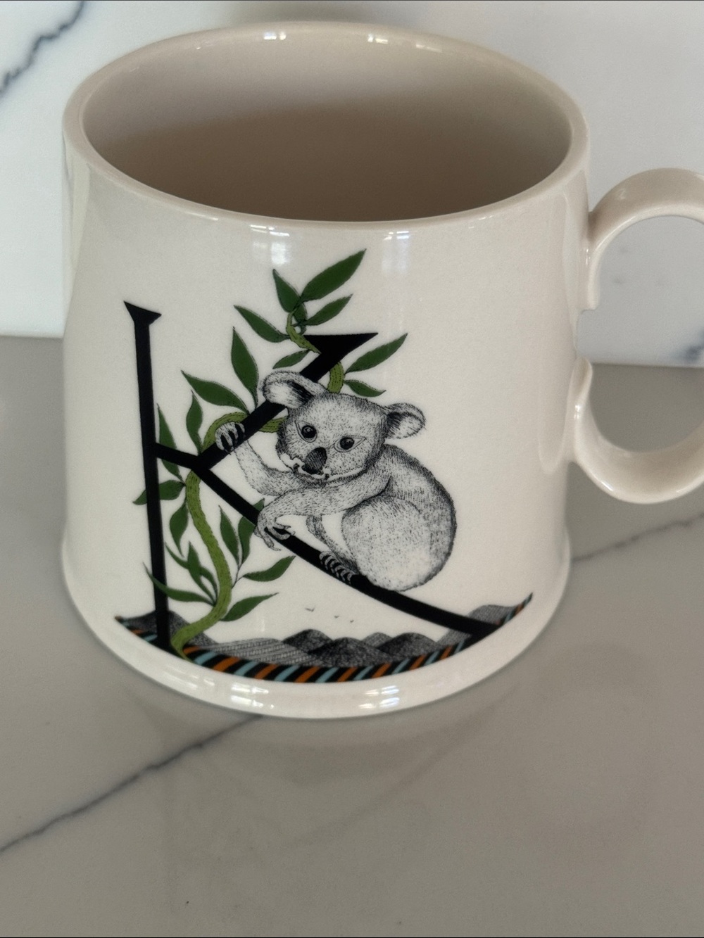 Balducci for Anthropologie K Mug Coffee Tea Koala Cup